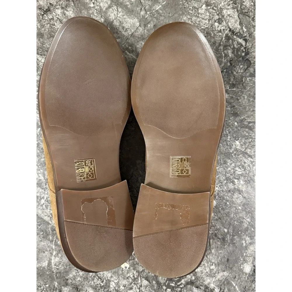 Steve Madden Men's P-Hemet 275 Leather Lace Up Chukka Boots Taupe Suede Sz 13